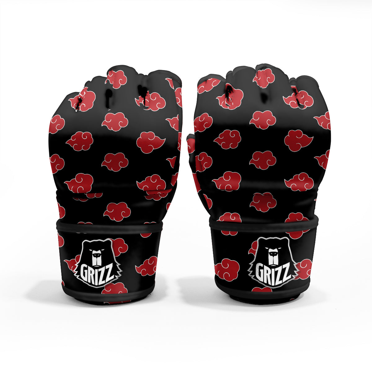 Akatsuki Print Pattern MMA Gloves-grizzshop