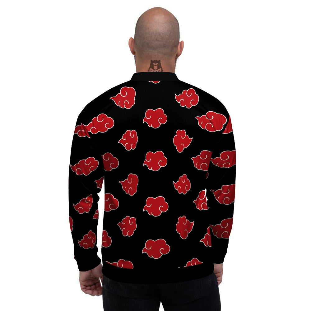 Akatsuki Print Pattern Men's Bomber Jacket-grizzshop