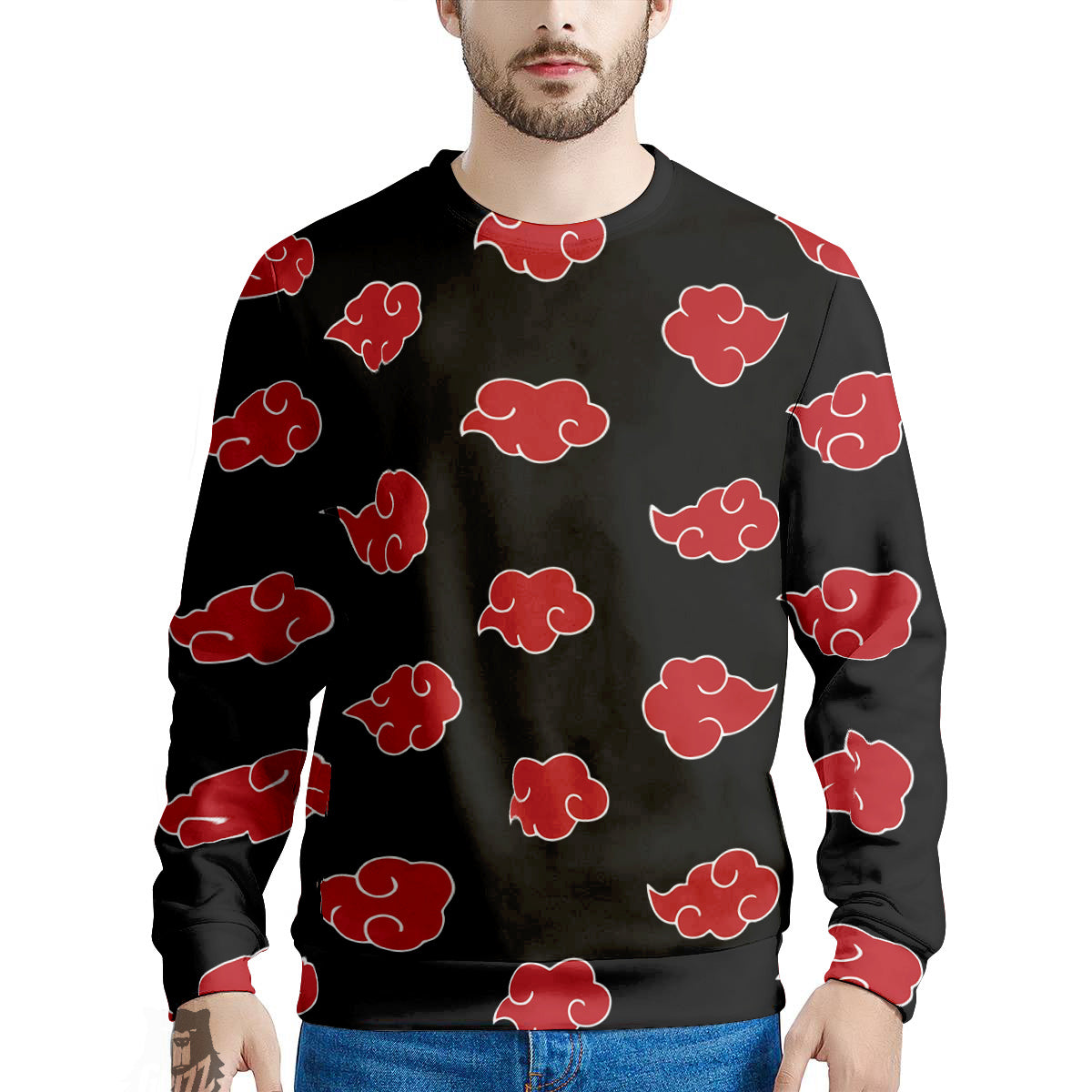 Akatsuki Print Pattern Men's Sweatshirt-grizzshop