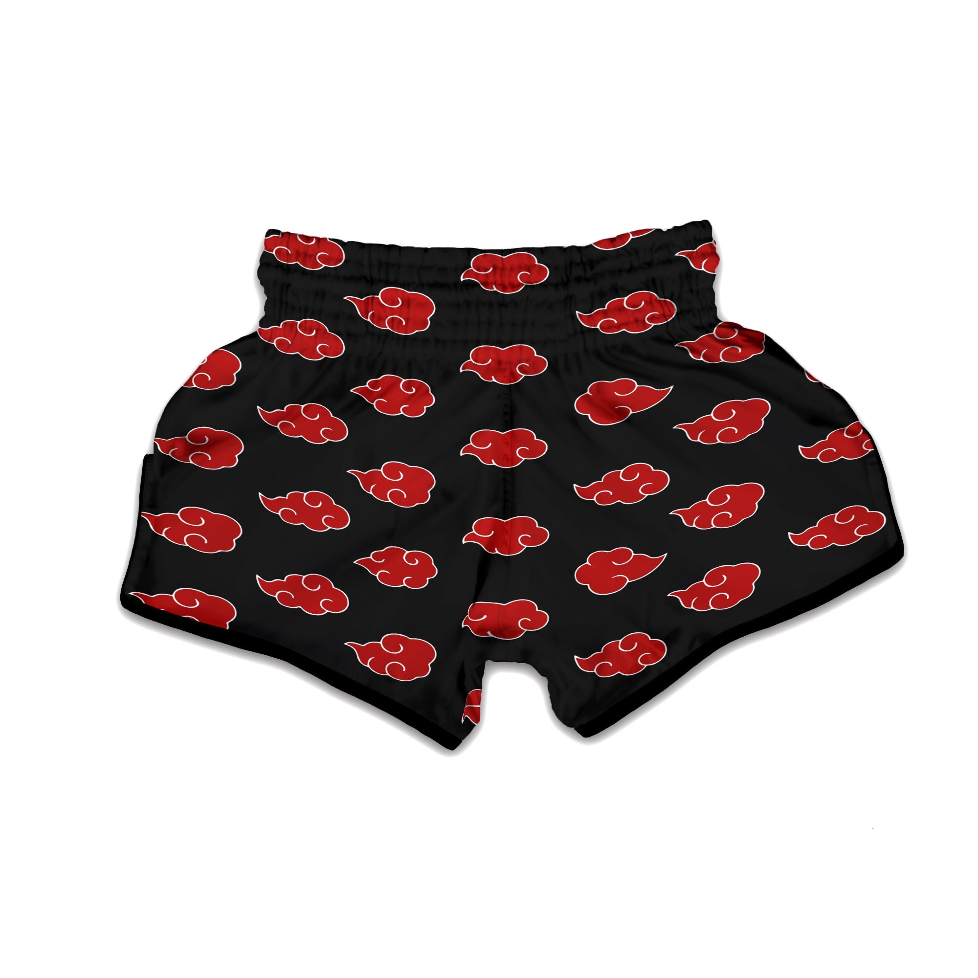 Akatsuki Print Pattern Muay Thai Boxing Shorts-grizzshop