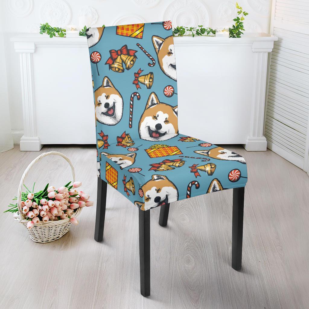 Akita Dog Pattern Print Chair Cover-grizzshop