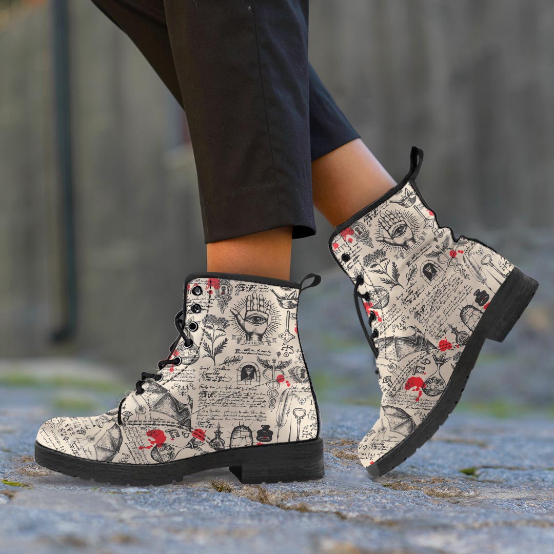 Alchemy Witchcraft Gothic Women's Boots-grizzshop