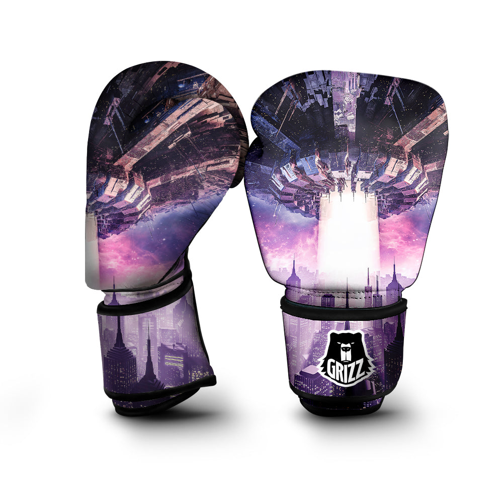 Alien Invasion Print Boxing Gloves-grizzshop