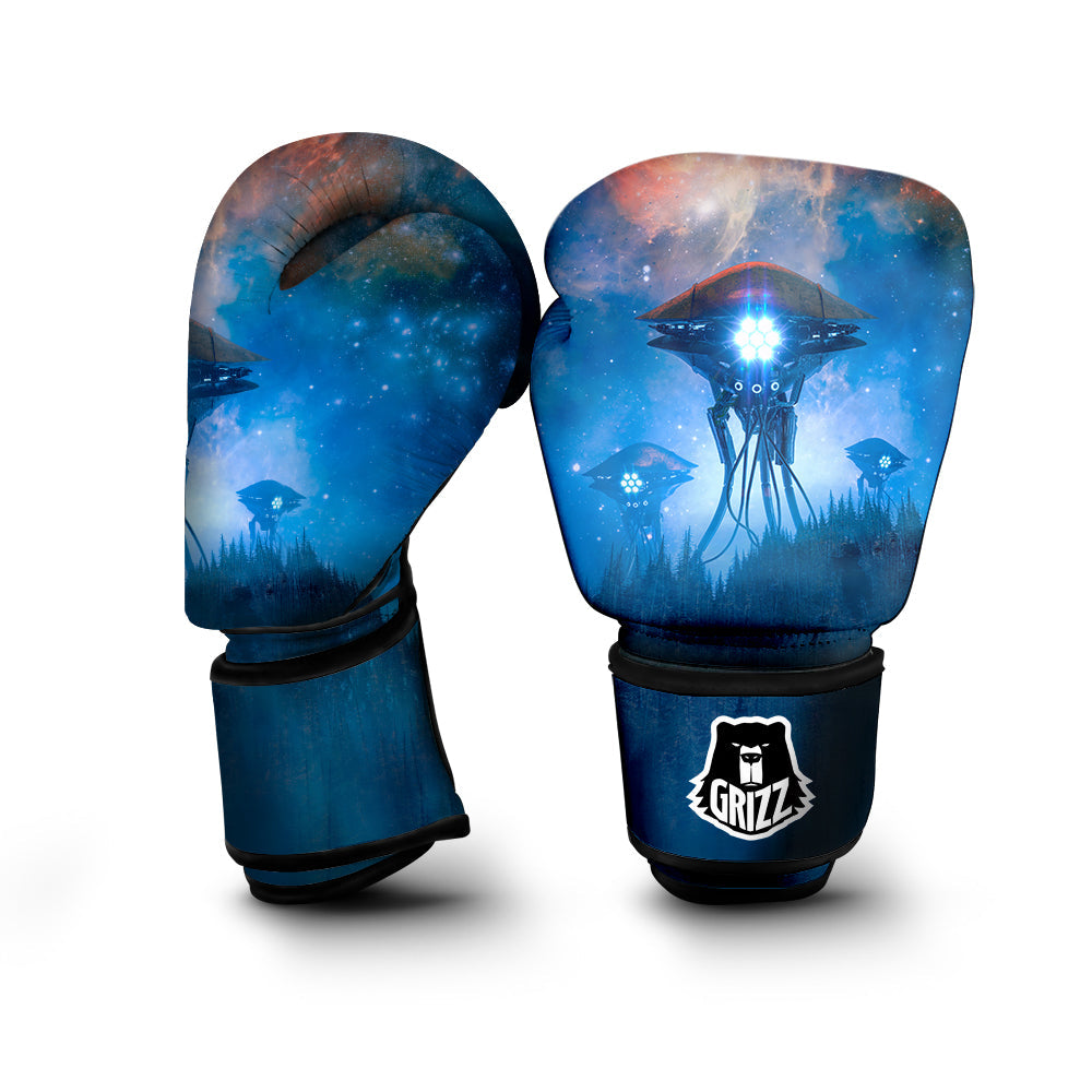 Alien Machines Print Boxing Gloves-grizzshop
