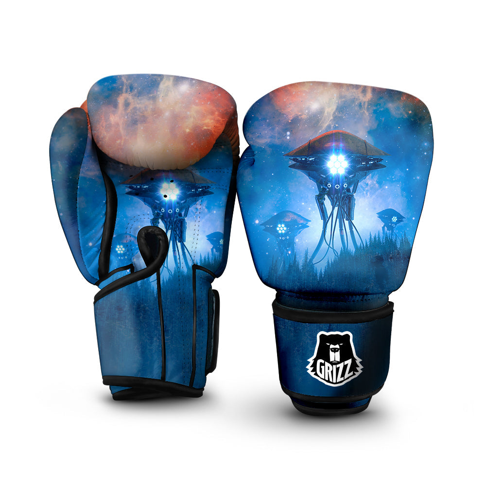 Alien Machines Print Boxing Gloves-grizzshop