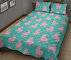 Alpaca Pattern Print Bed Set Quilt-grizzshop