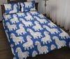 Alpaca Print Pattern Bed Set Quilt-grizzshop