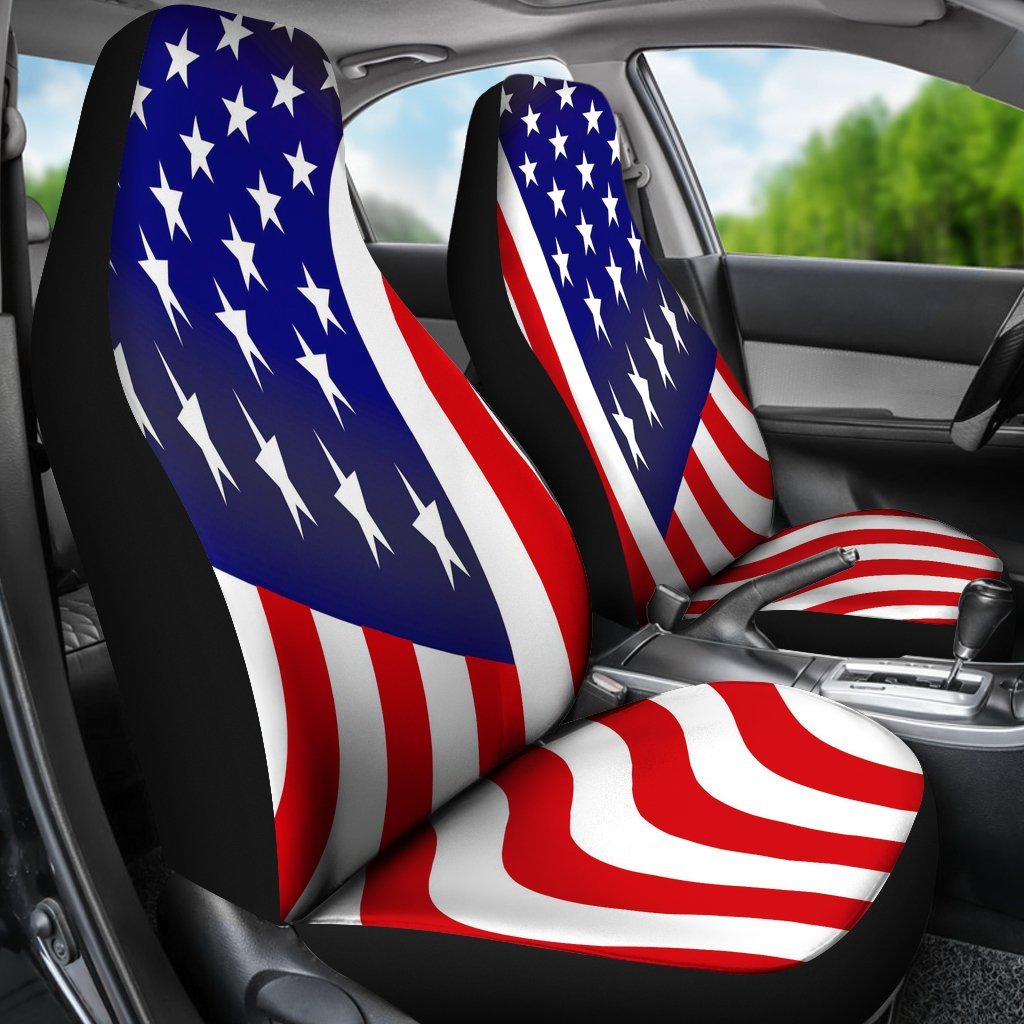 American Flag Universal Fit Car Seat Cover-grizzshop