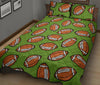 American Football Print Pattern Bed Set Quilt-grizzshop