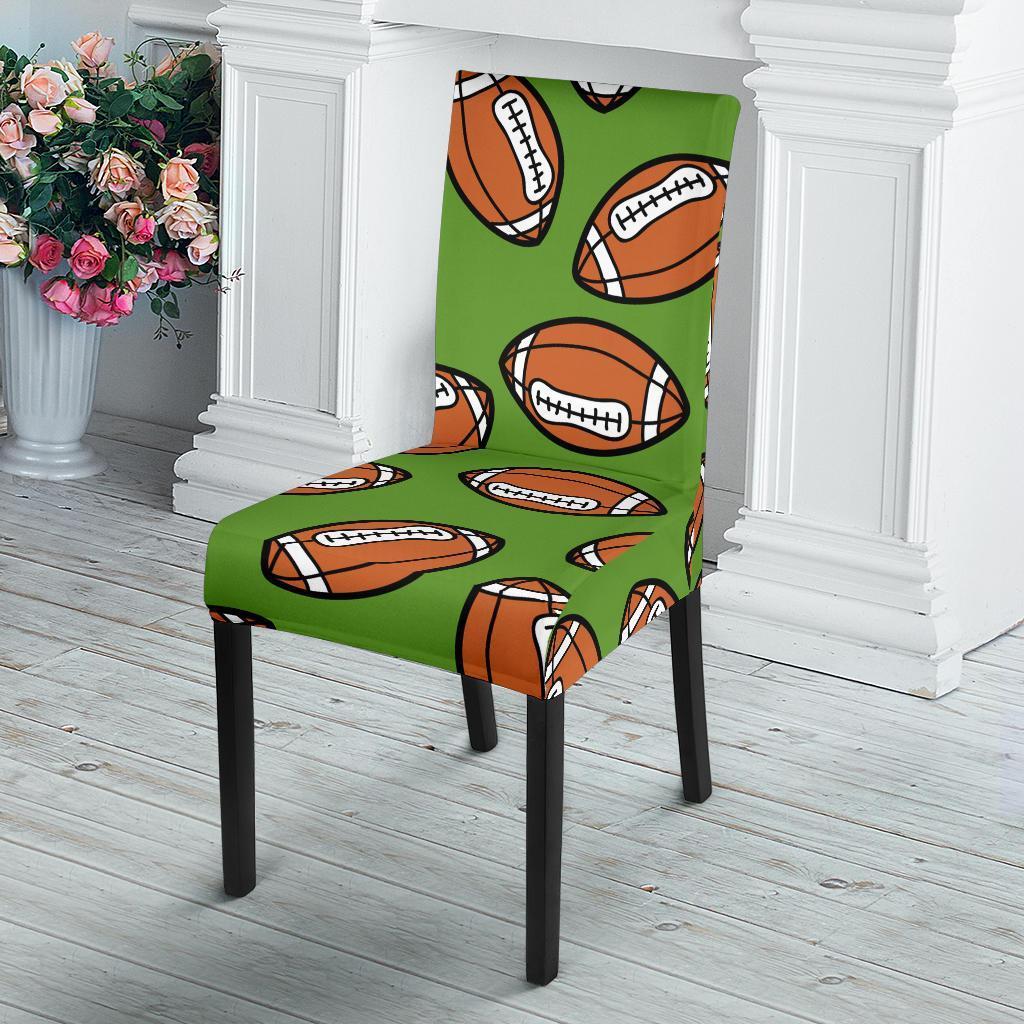 American Football Print Pattern Chair Cover-grizzshop