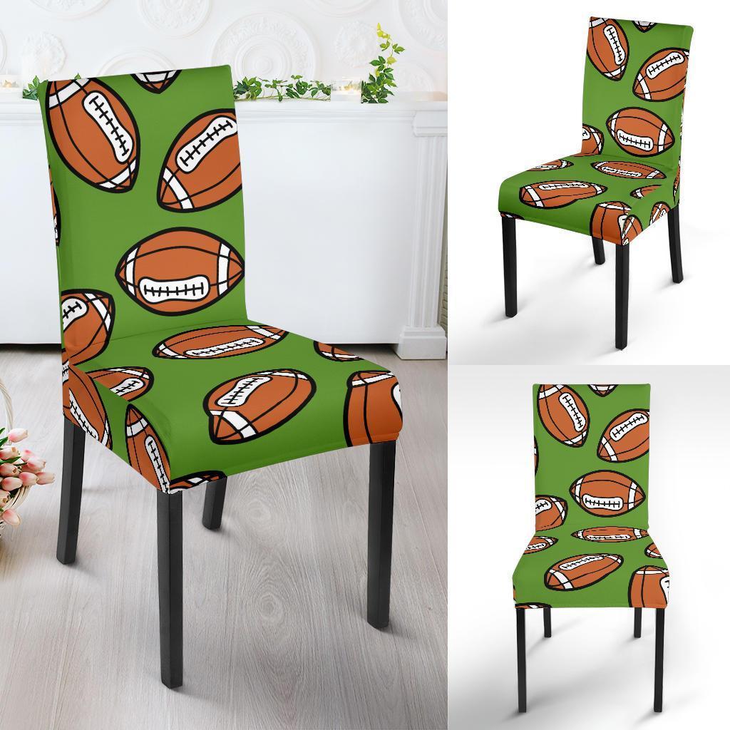 American Football Print Pattern Chair Cover-grizzshop