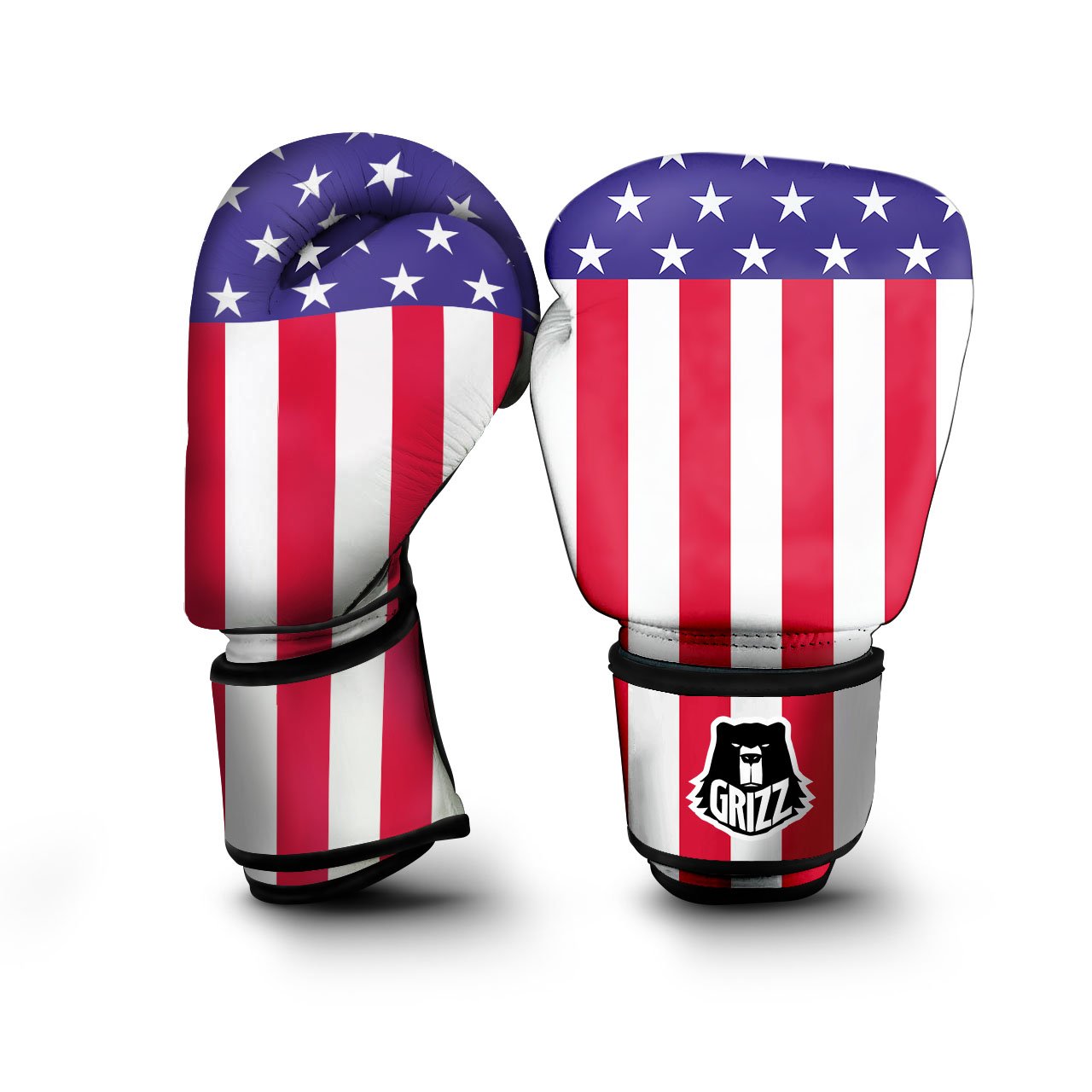 American Military Flag Print Boxing Gloves-grizzshop