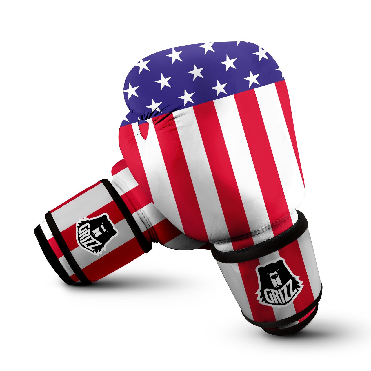 American Military Flag Print Boxing Gloves-grizzshop