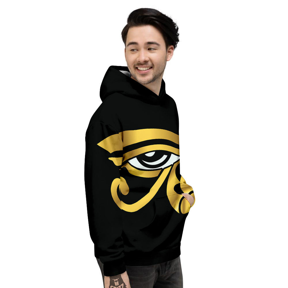 Amulet Eye Of Horus Print Men's Hoodie-grizzshop