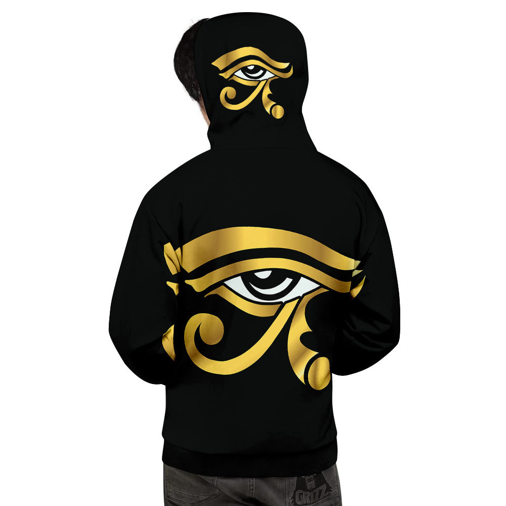 Amulet Eye Of Horus Print Men's Hoodie-grizzshop