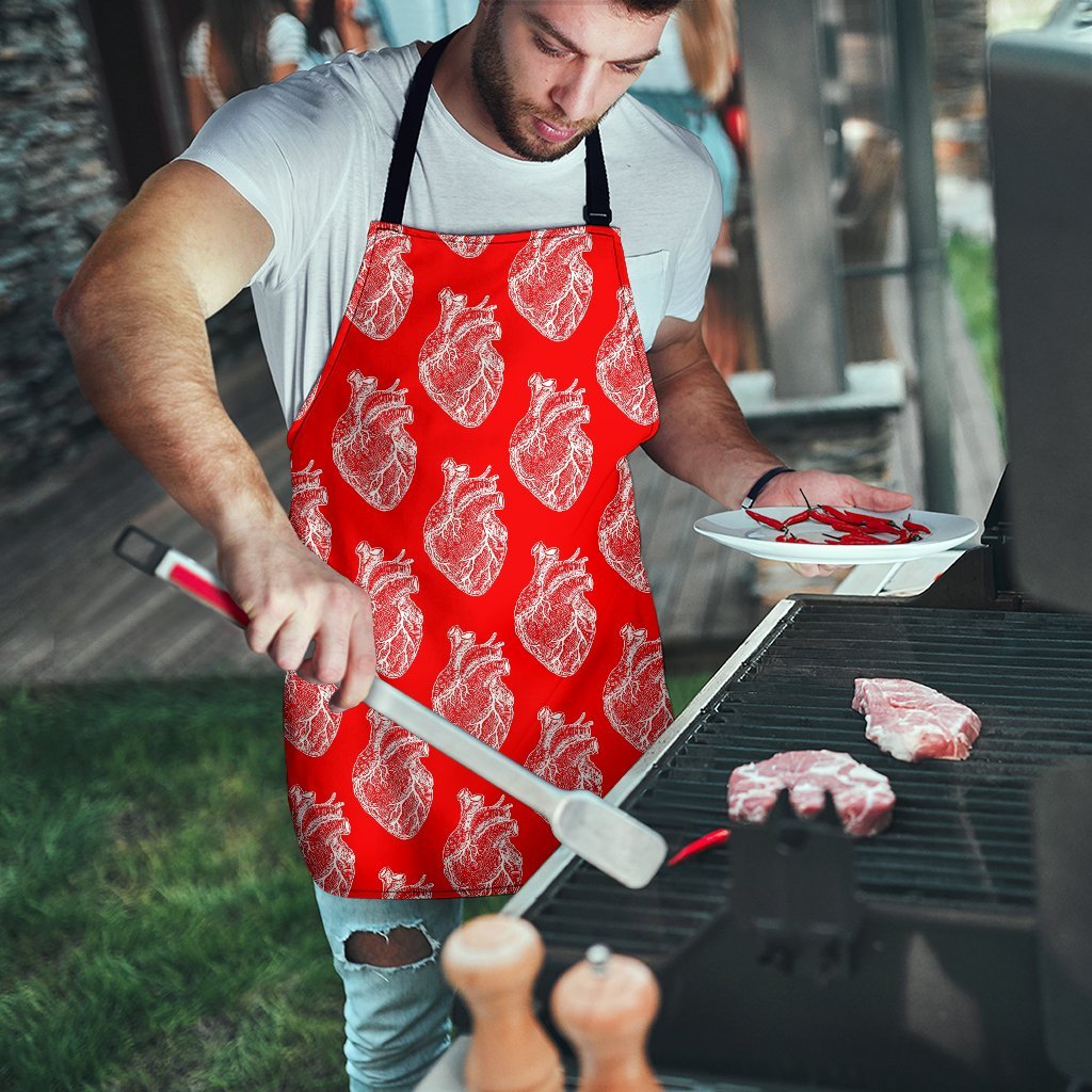 Anatomy Print Pattern Men's Apron-grizzshop