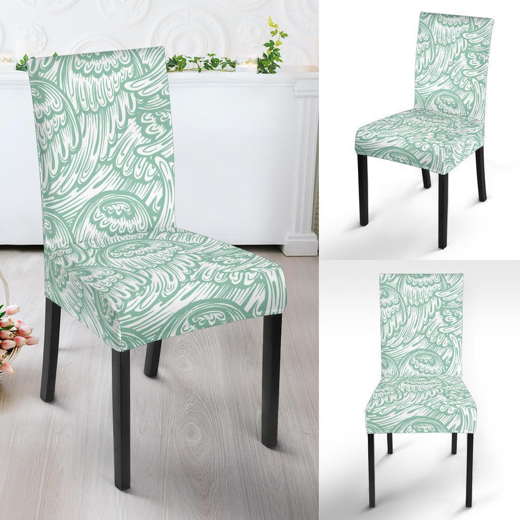 Angel Wing Pattern Print Chair Cover-grizzshop