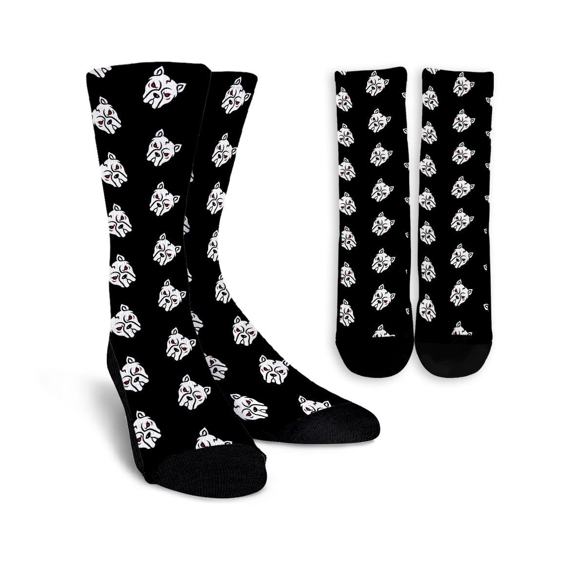 Angry Pitbull Unisex Socks-grizzshop