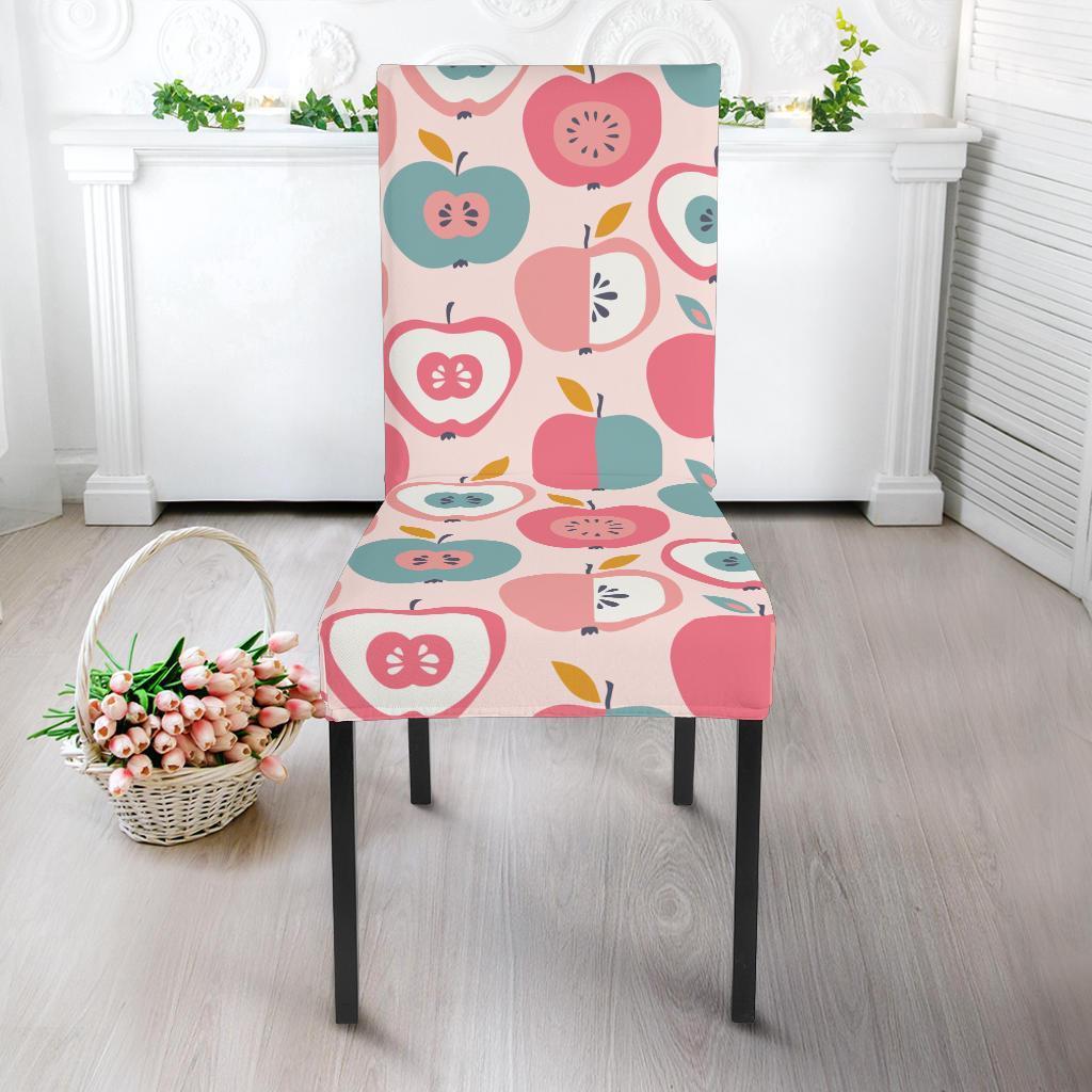 Apple Pattern Print Chair Cover-grizzshop