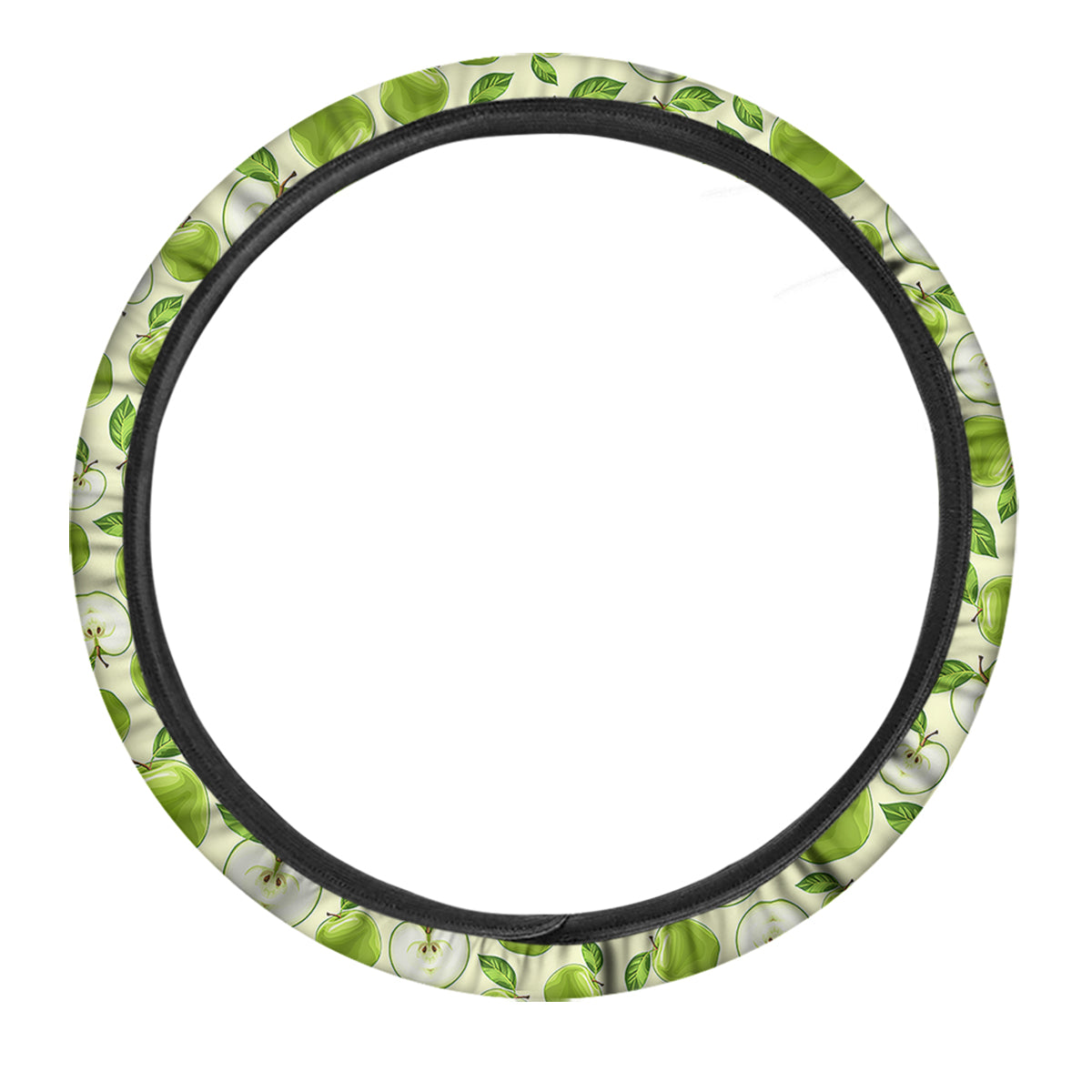 Apple Print Pattern Car Steering Wheel Cover-grizzshop