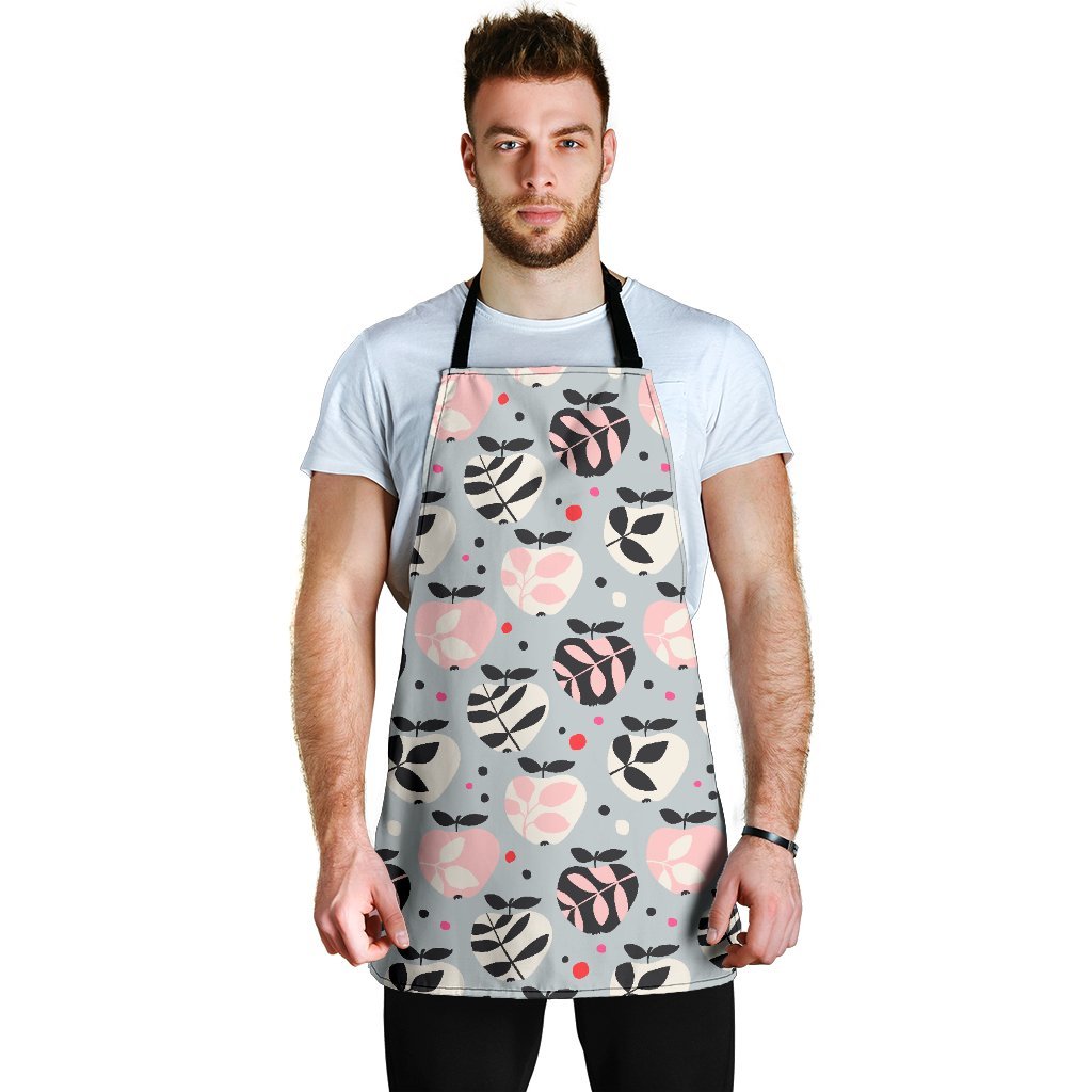 Apple Print Pattern Men's Apron-grizzshop