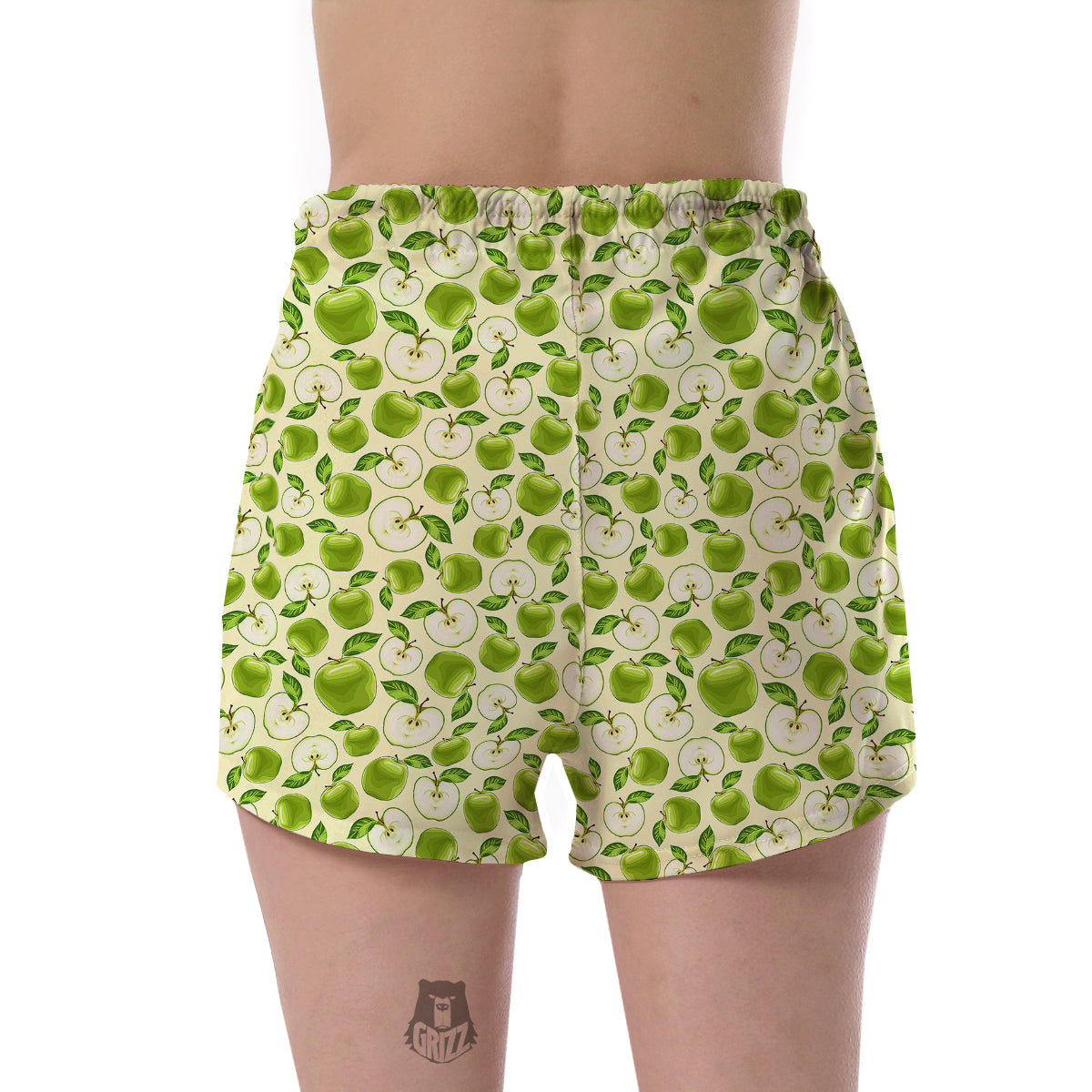 Apple Print Pattern Women's Shorts-grizzshop