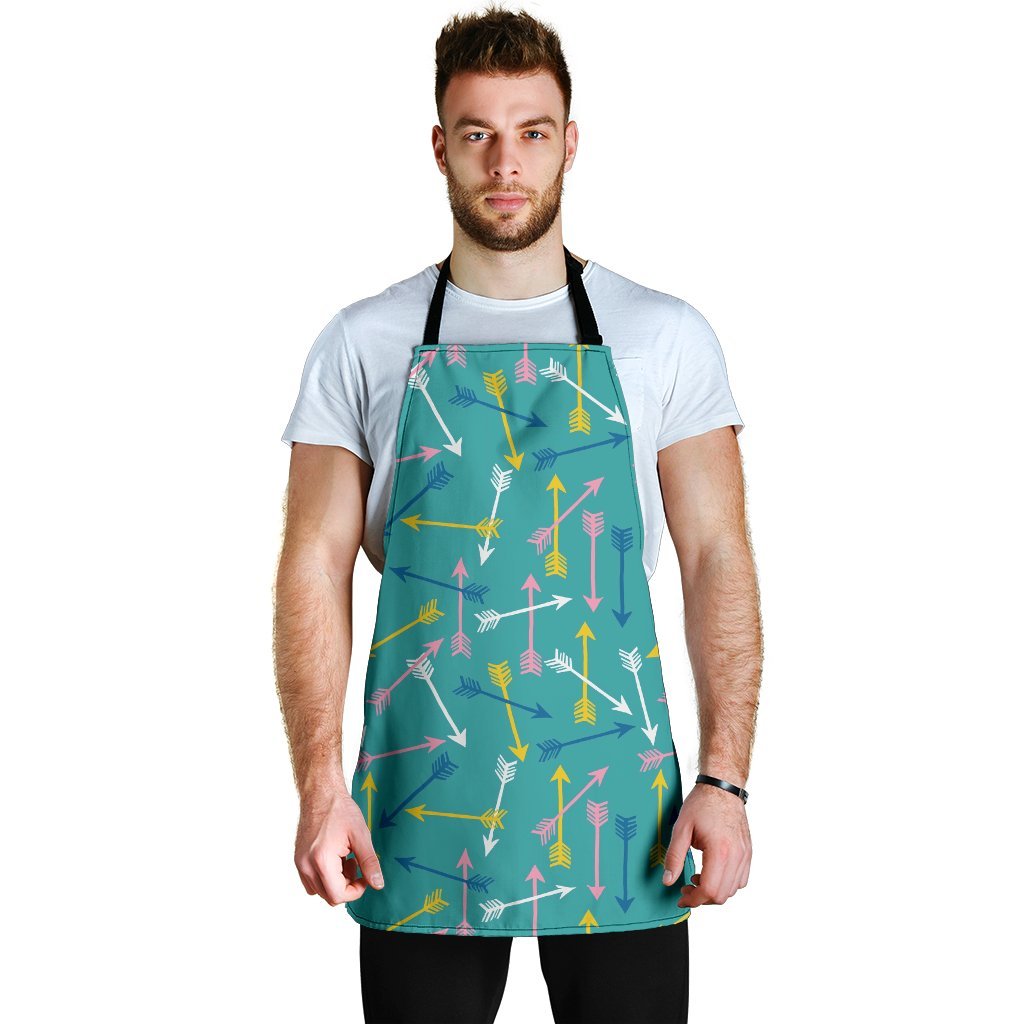 Archery Pattern Print Men's Apron-grizzshop