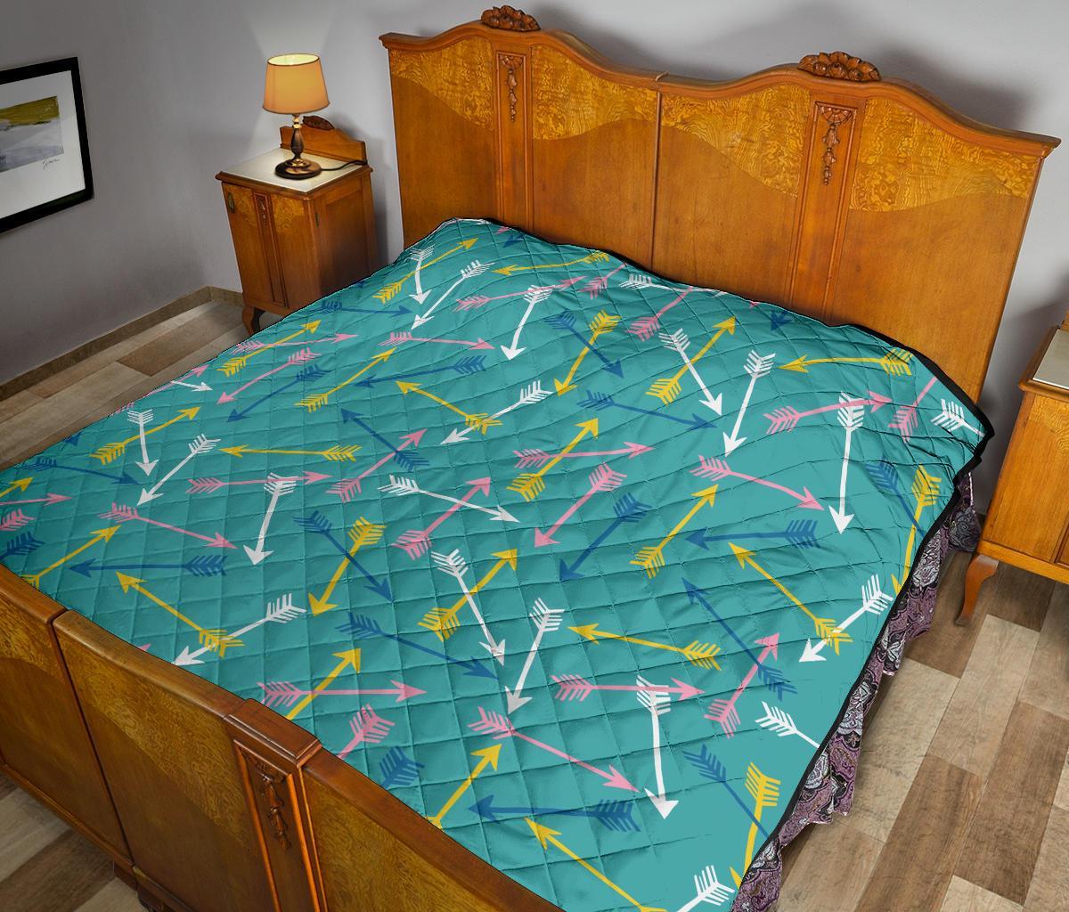 Archery Pattern Print Quilt-grizzshop