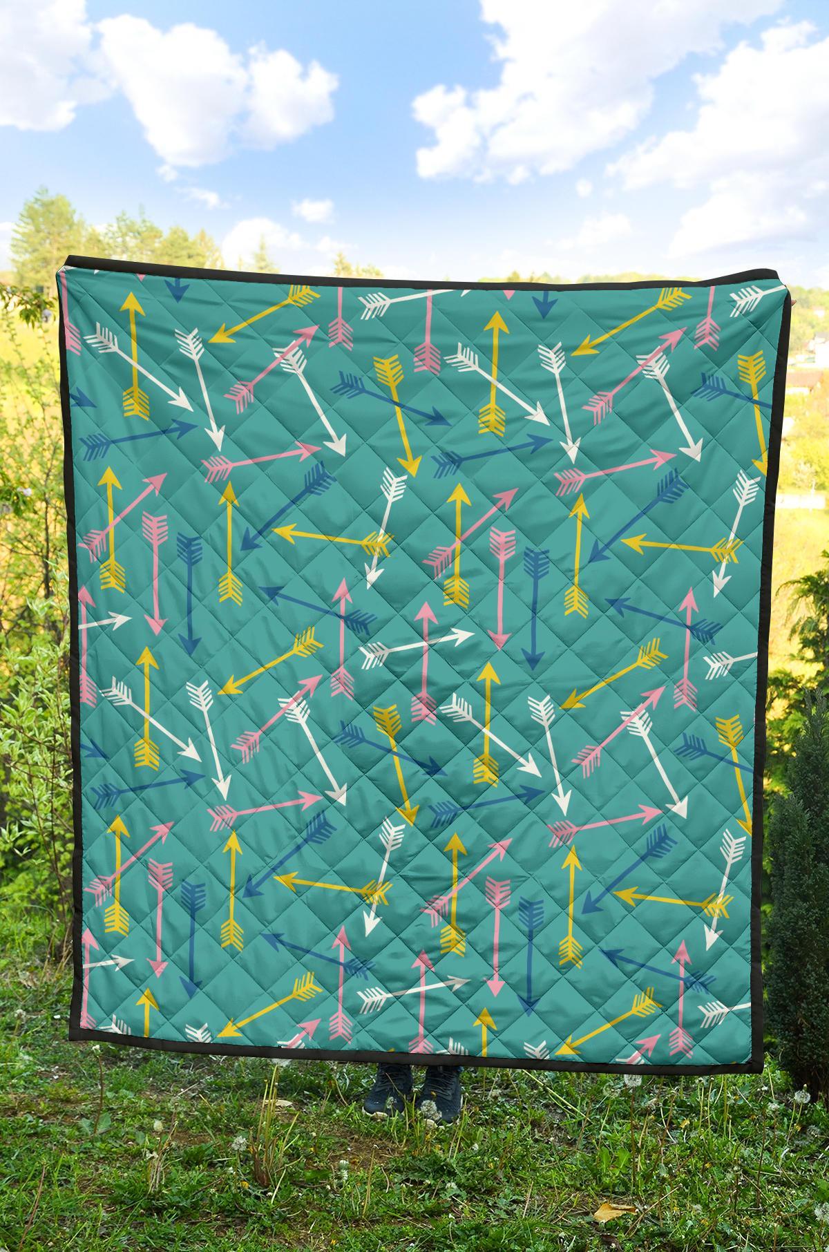 Archery Pattern Print Quilt-grizzshop