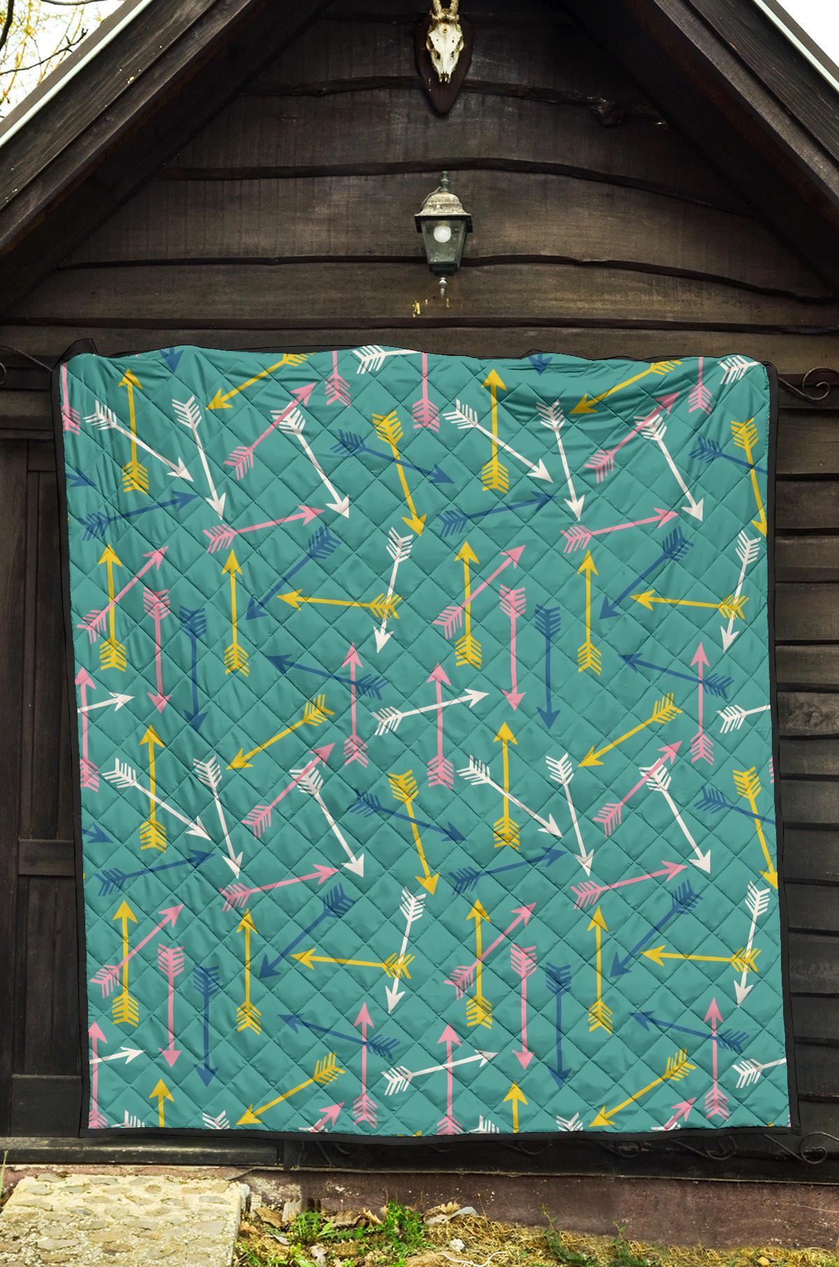 Archery Pattern Print Quilt-grizzshop