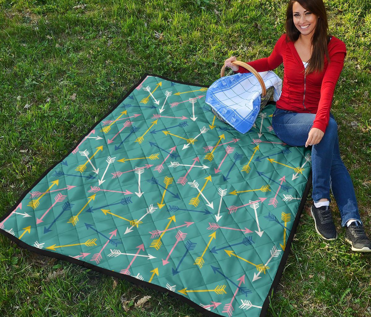 Archery Pattern Print Quilt-grizzshop