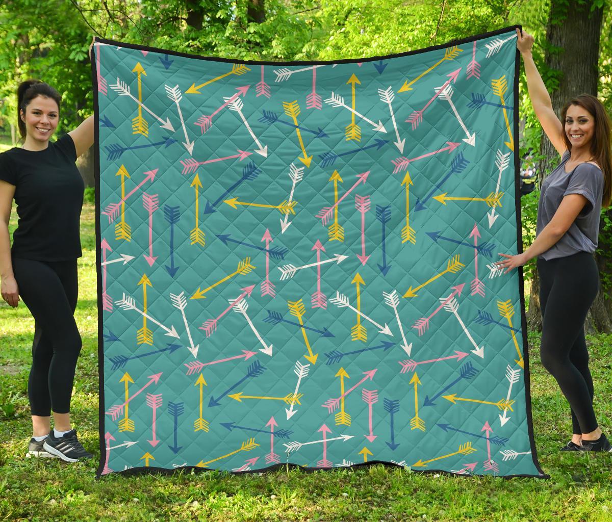 Archery Pattern Print Quilt-grizzshop