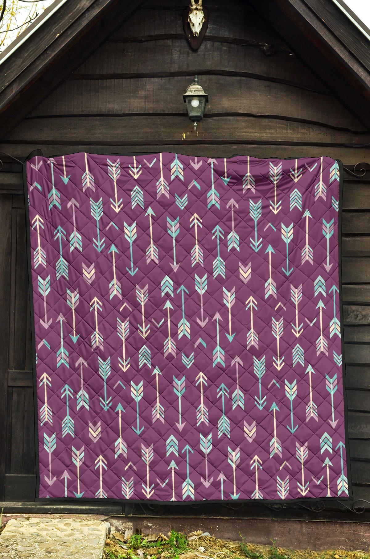 Archery Print Pattern Quilt-grizzshop