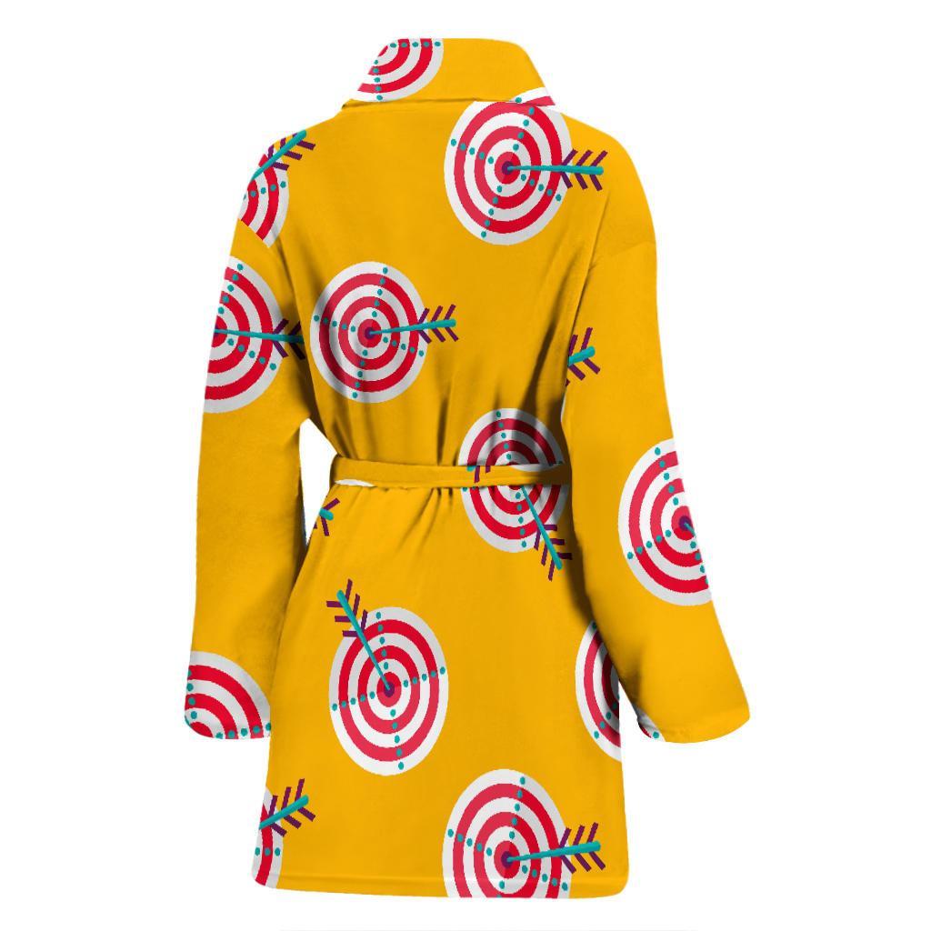 Archery Targets Pattern Print Women Long Robe-grizzshop