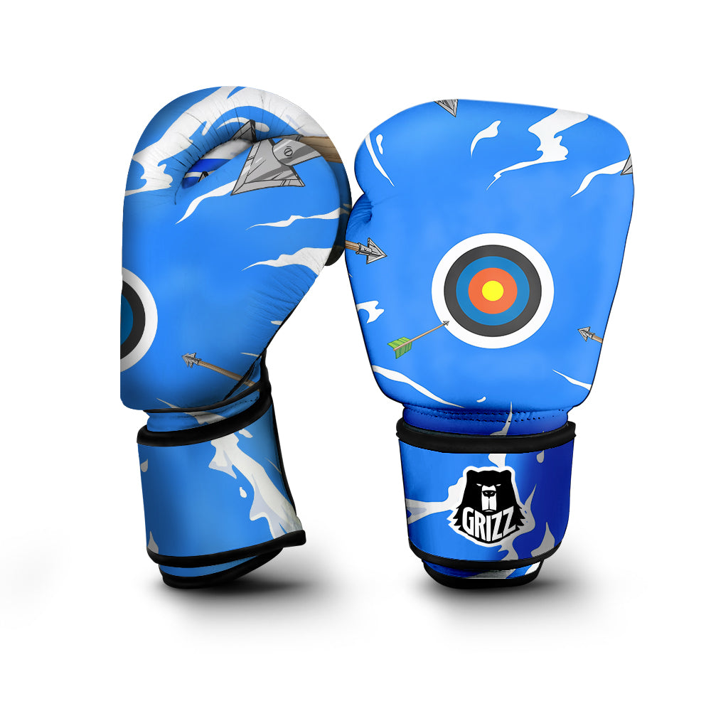 Arrows Are Casting At The Target Print Boxing Gloves-grizzshop