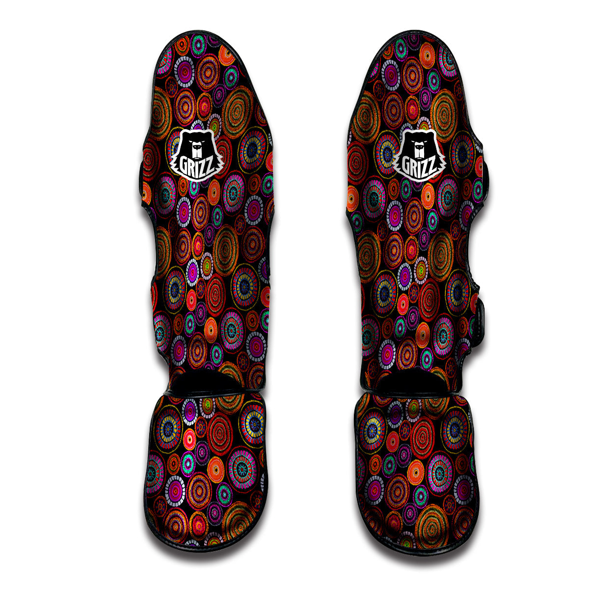 Melted Ice Cream Print Pattern Muay Thai Shin Guards main image 0
