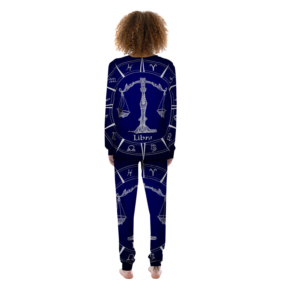 Astrological Libra Signs Libra Print Women's Pajamas-grizzshop