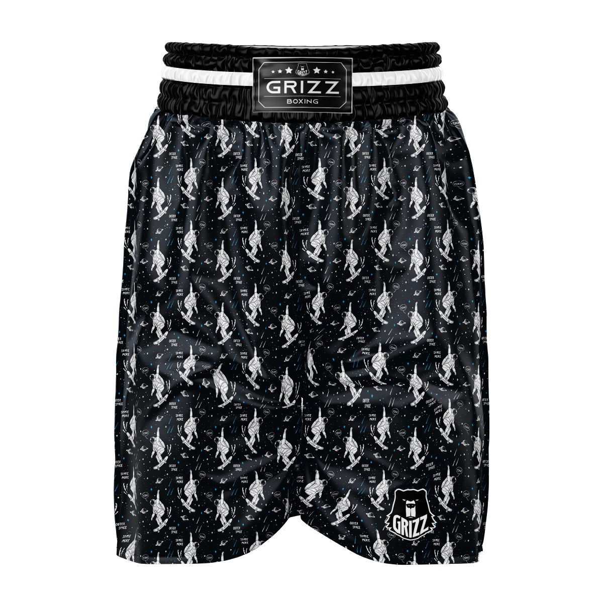 Astronaut Cute Print Pattern Boxing Shorts-grizzshop
