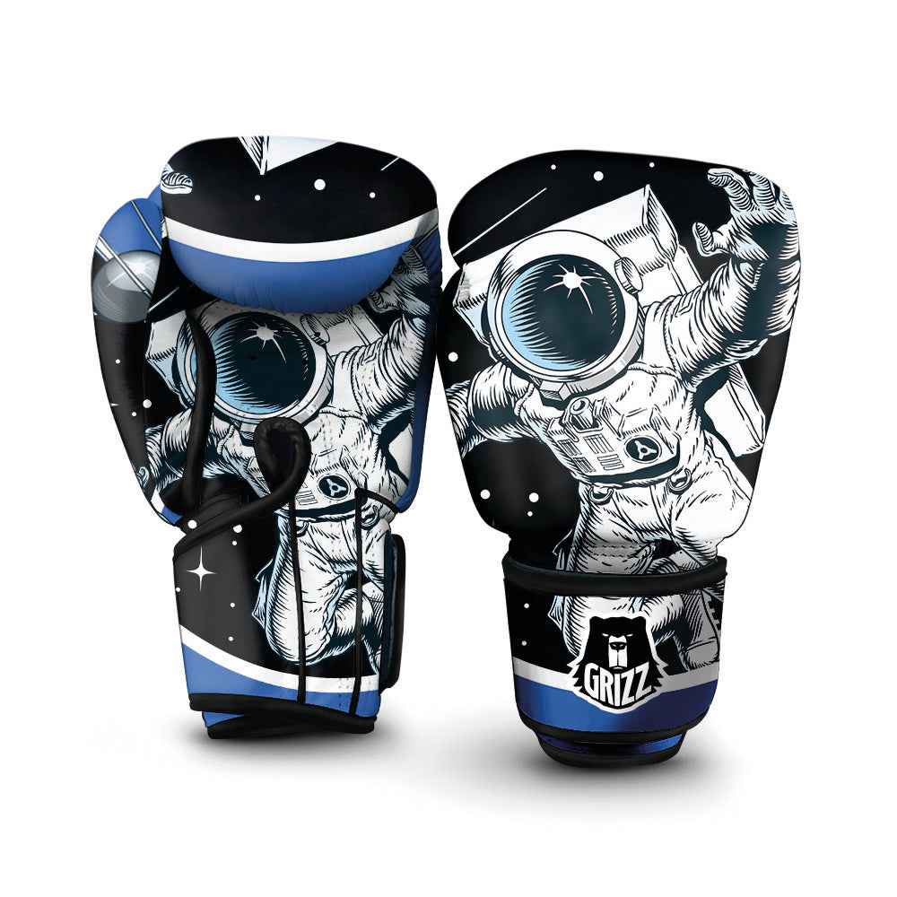 Astronaut In The Space Print Boxing Gloves-grizzshop