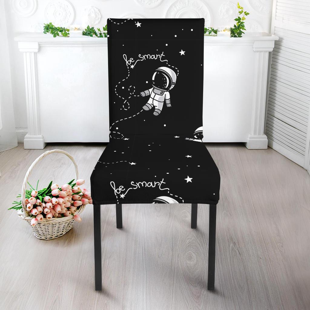 Astronaut Pattern Print Chair Cover-grizzshop