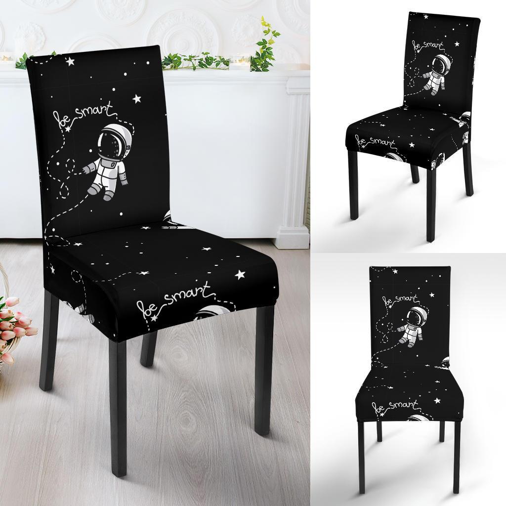Astronaut Pattern Print Chair Cover-grizzshop