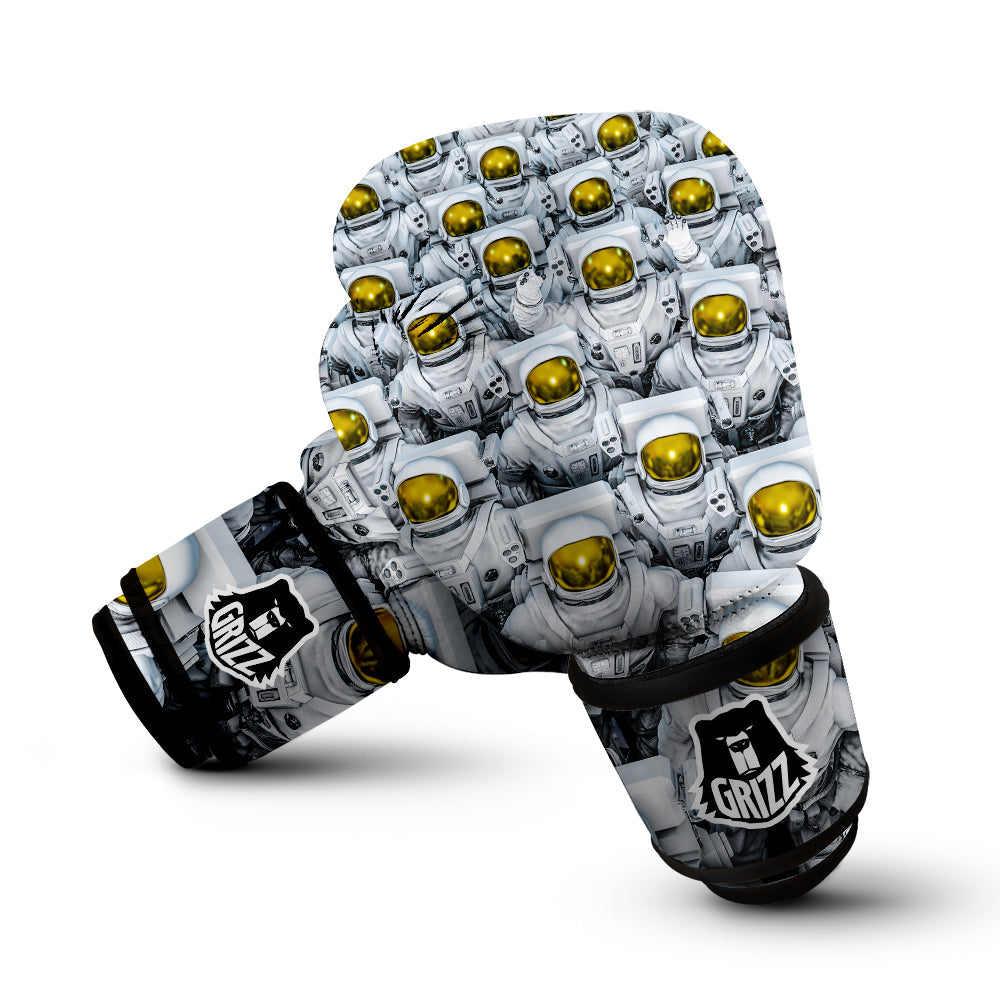 Astronauts Group Print Boxing Gloves-grizzshop