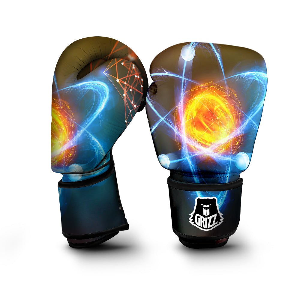 Atomic Structure Print Boxing Gloves-grizzshop