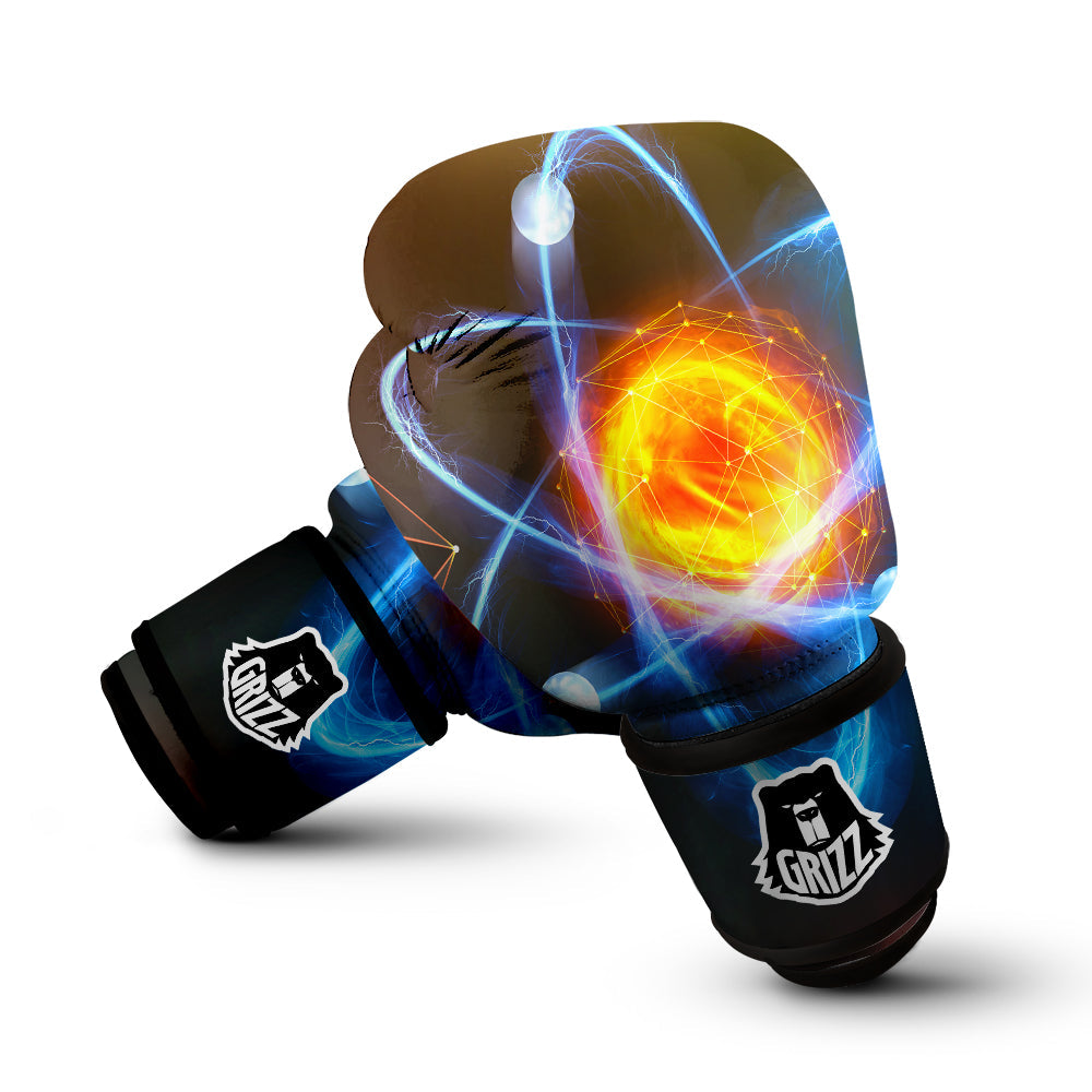 Atomic Structure Print Boxing Gloves-grizzshop