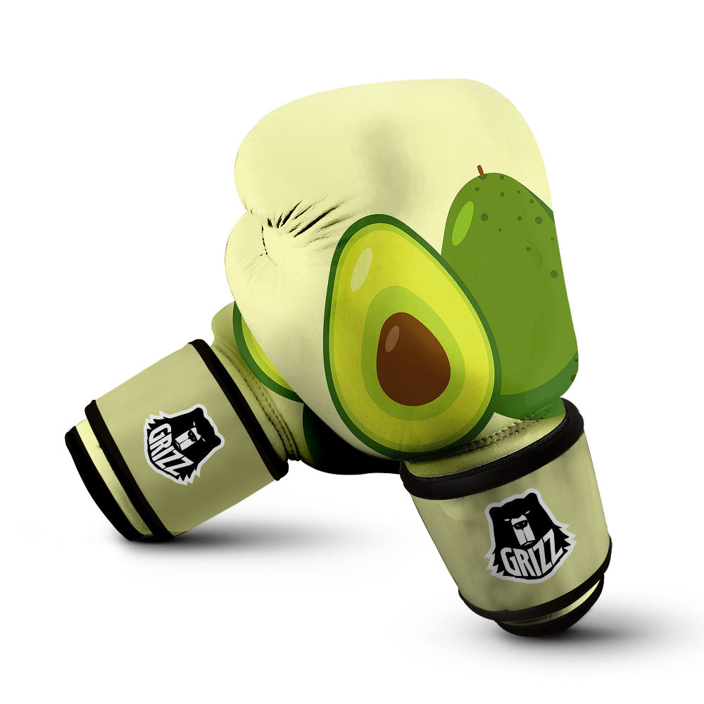 Avocado Green Print Boxing Gloves-grizzshop