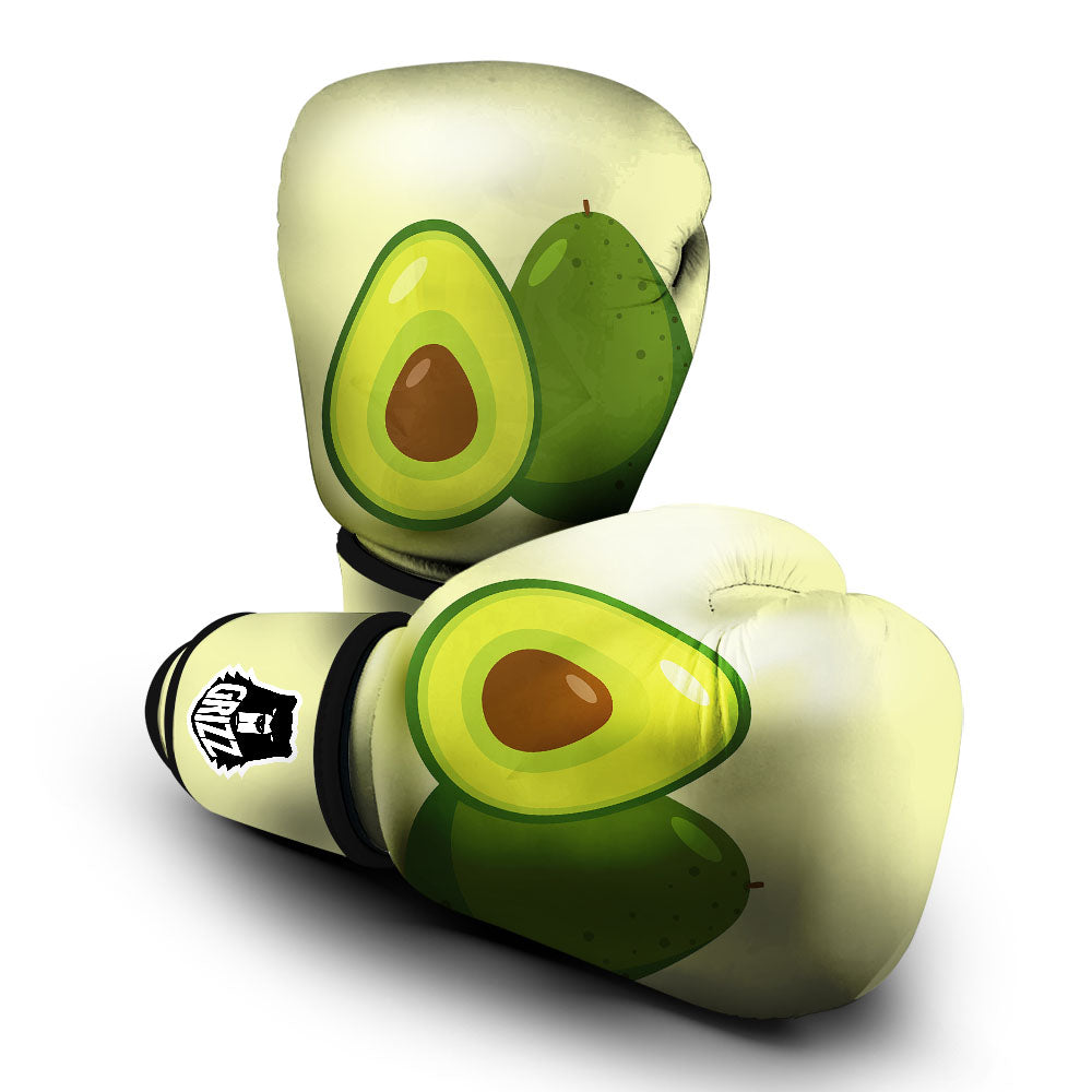 Avocado Green Print Boxing Gloves-grizzshop