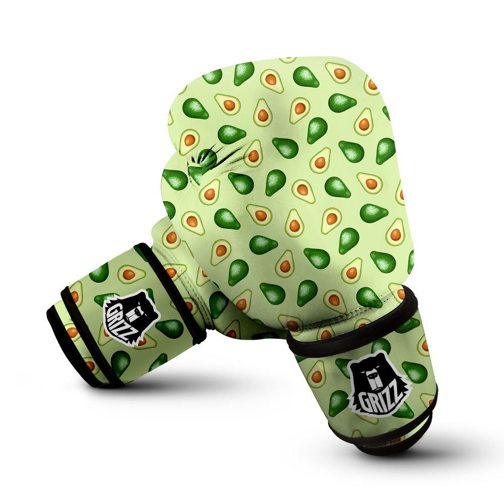 Avocado Half Cut Print Boxing Gloves-grizzshop