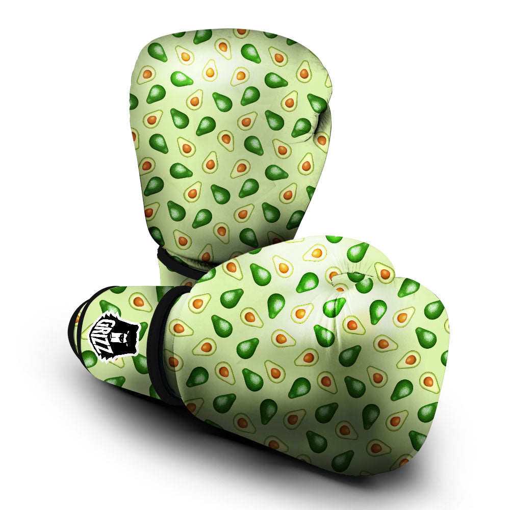 Avocado Half Cut Print Boxing Gloves-grizzshop