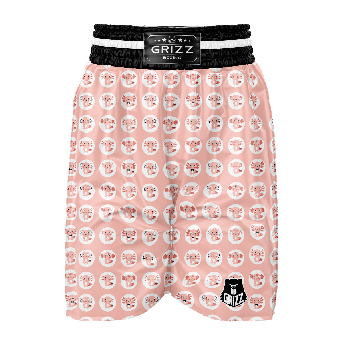 Axolotl Baby Print Pattern Boxing Shorts-grizzshop