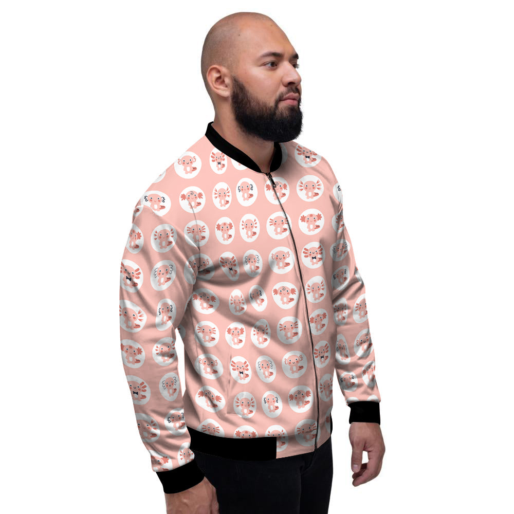 Axolotl Baby Print Pattern Men's Bomber Jacket-grizzshop